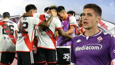 Jugadores River Plate y Lucas Martínez Quarta (Foto tomada de: Goal/Gionfilarete/River)