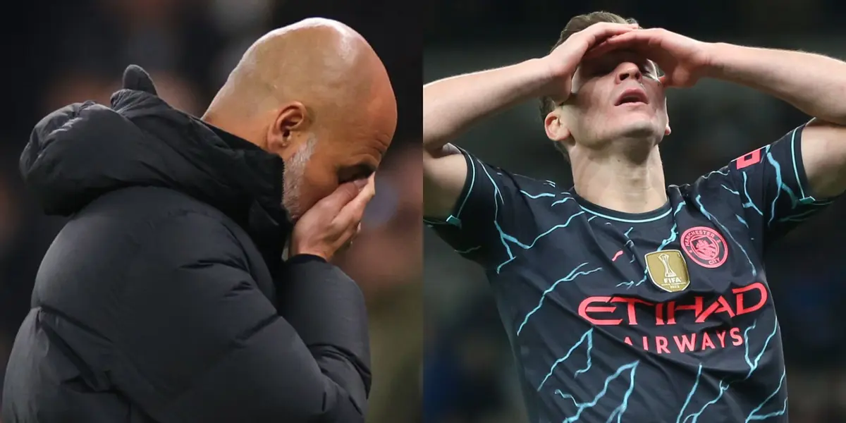 Julián Álvarez decepcionó a Guardiola