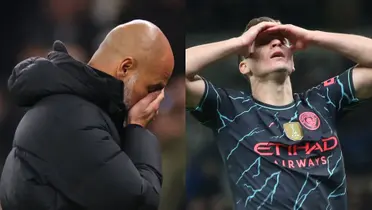 Julián Álvarez decepcionó a Guardiola