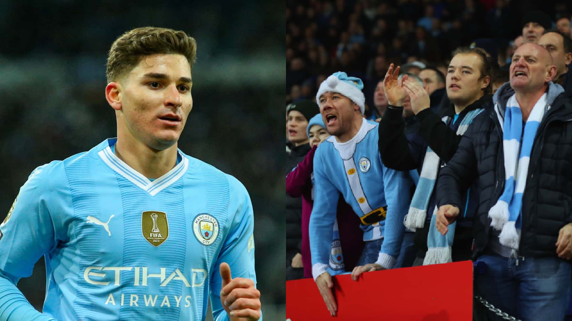 Julián Álvarez dio una lección de grandeza a sus detractores