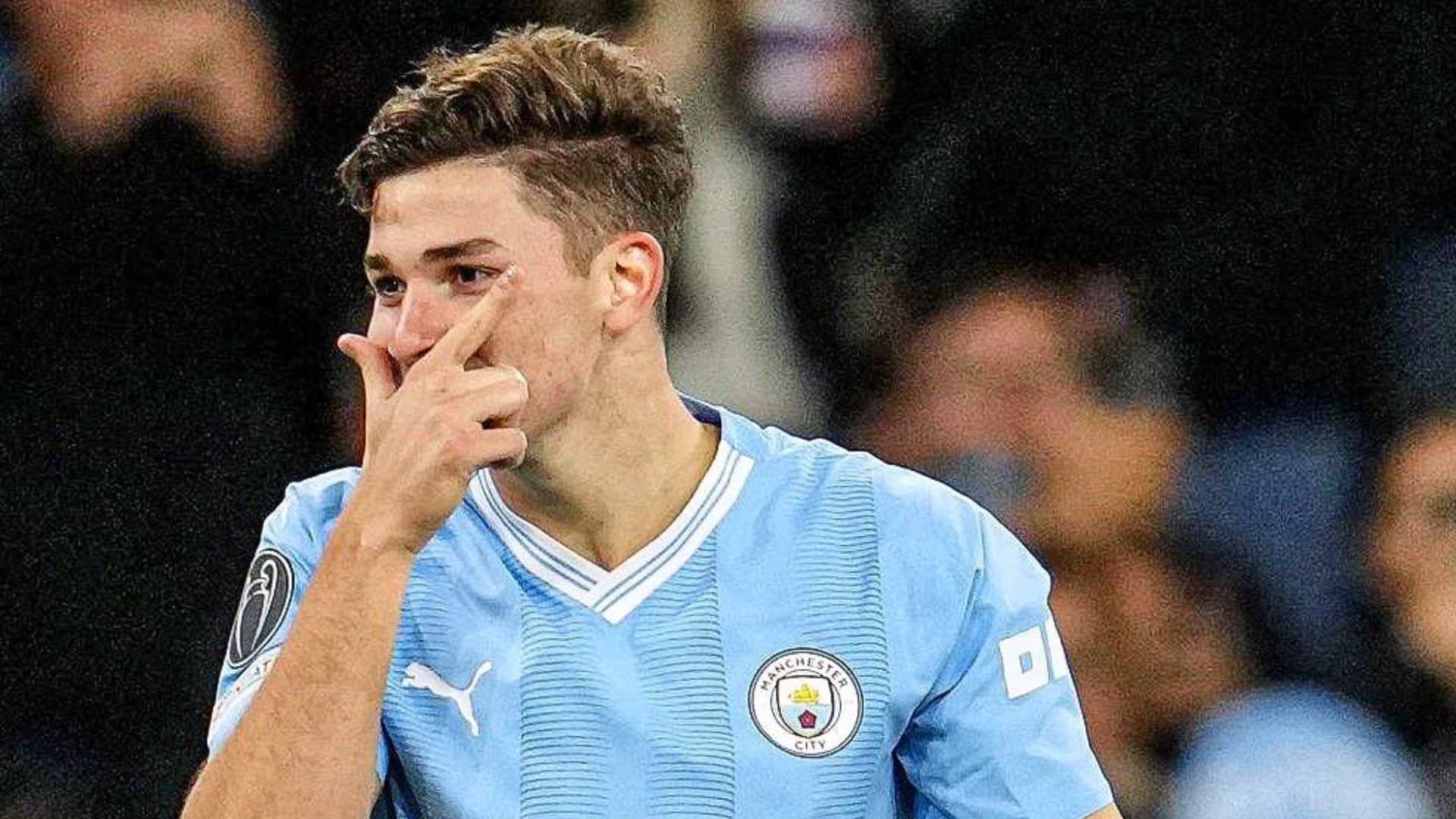 Julián Álvarez en el Manchester City
