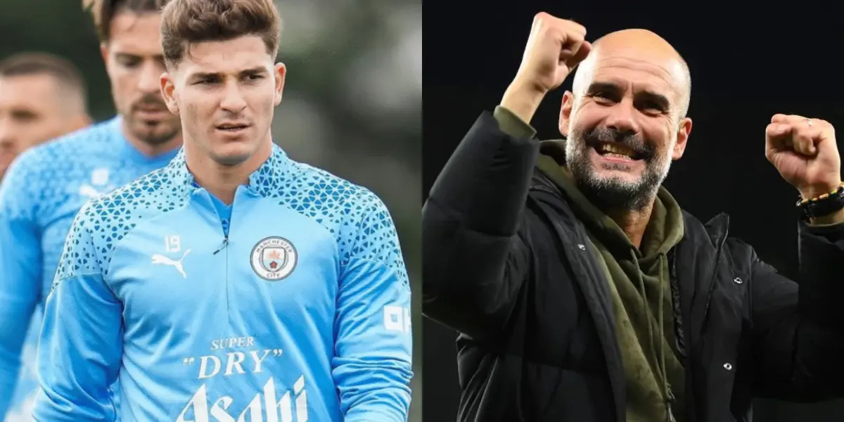 Julián Álvarez podría jugar menos minutos en Manchester City