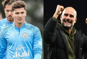 Julián Álvarez podría jugar menos minutos en Manchester City