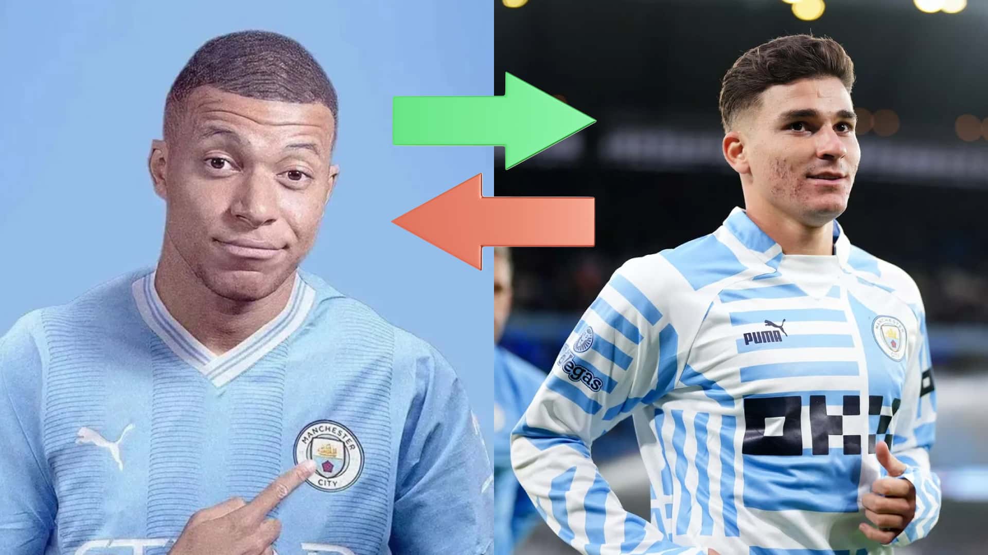 Julián Álvarez se iría del City si fichan a Mbappé