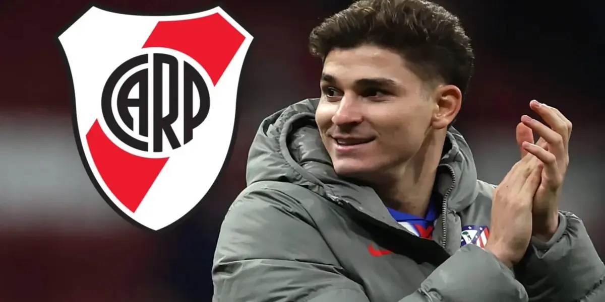 Julián Álvarez se reencontró con su ex compañero de River (Foto: Bolavip)