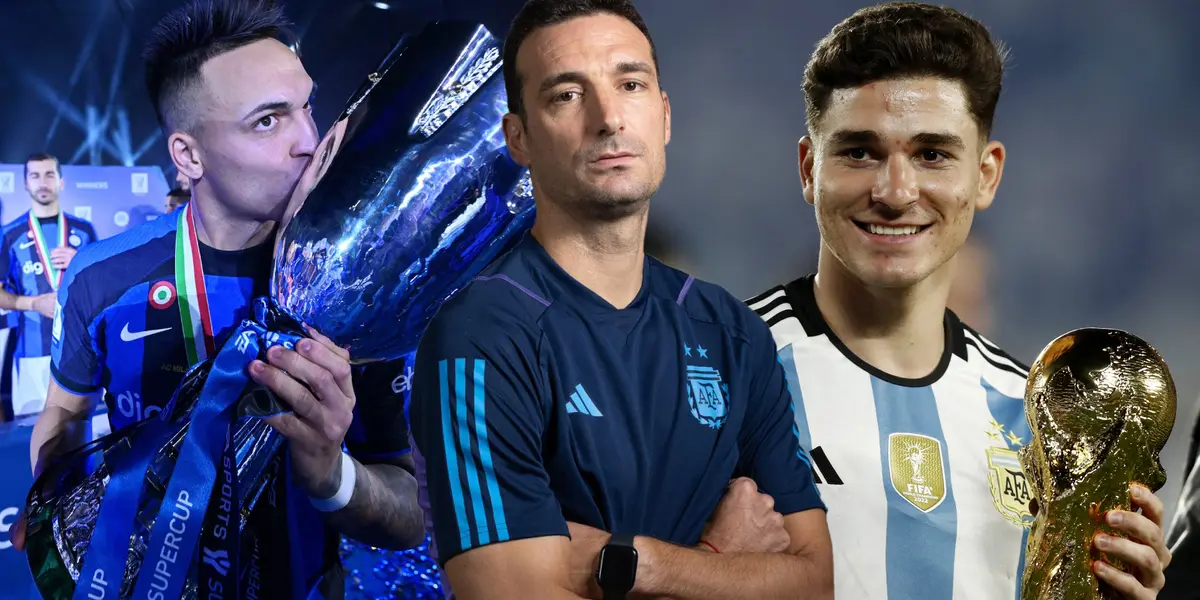 Julián Álvarez seguiría siendo el '9' titular de la Selección Argentina
