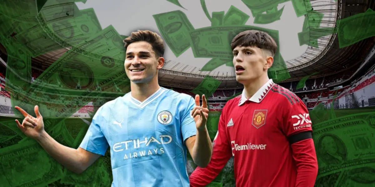 Julián Álvarez y Alejandro Garnacho.