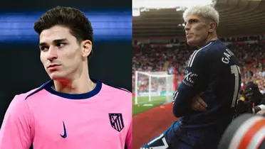 Julián Álvarez y Alejandro Garnacho