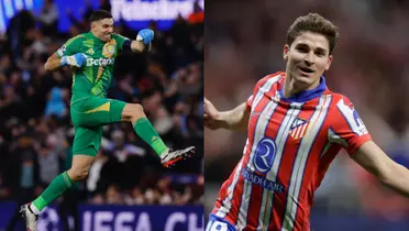 Julián Álvarez y Dibu Martínez