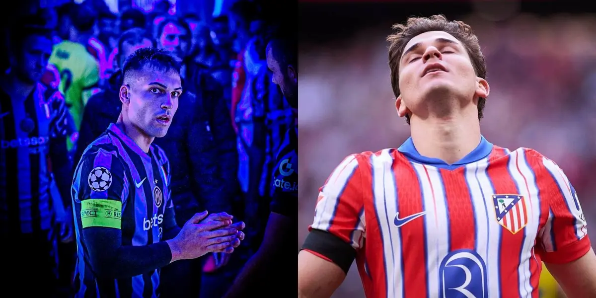 Julián Álvarez y Lautaro Martínez