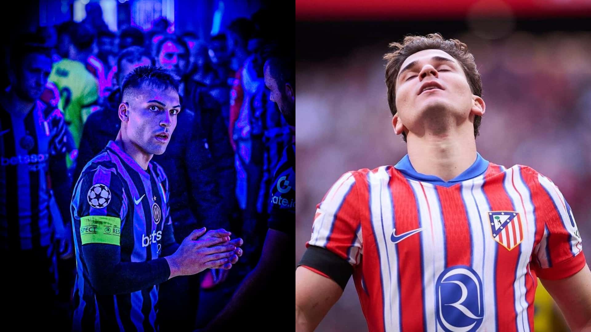 Julián Álvarez y Lautaro Martínez