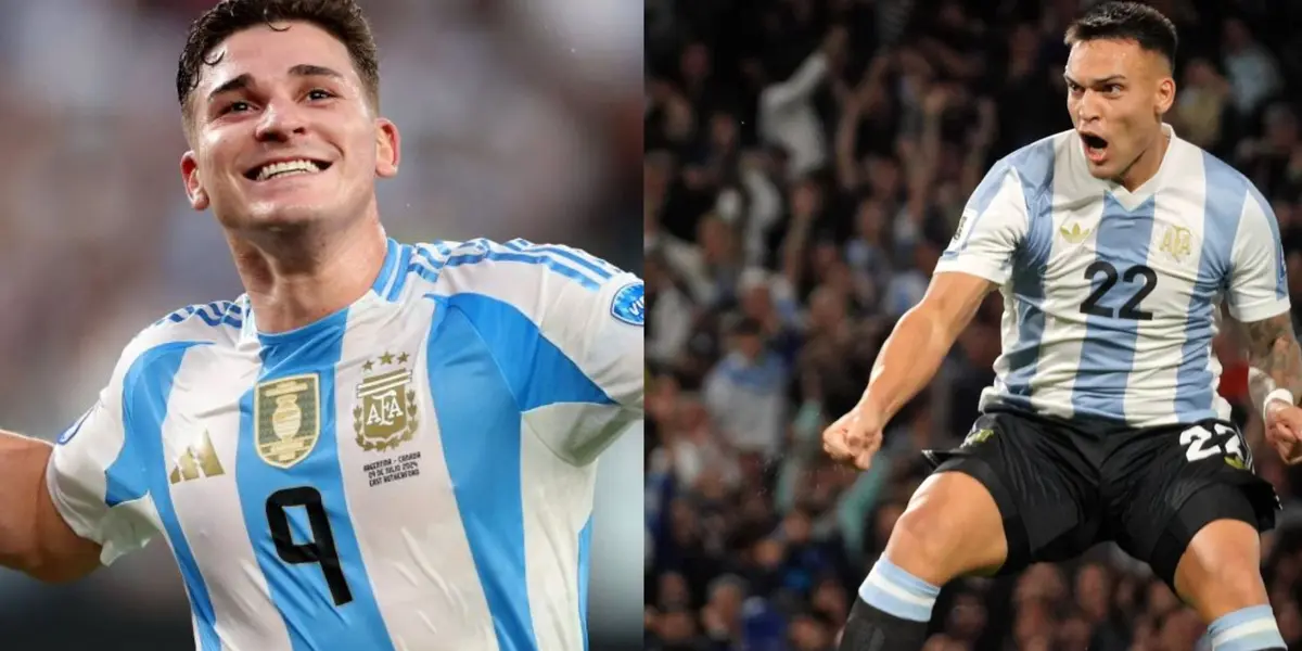 Julián Álvarez y Lautaro Martínez.