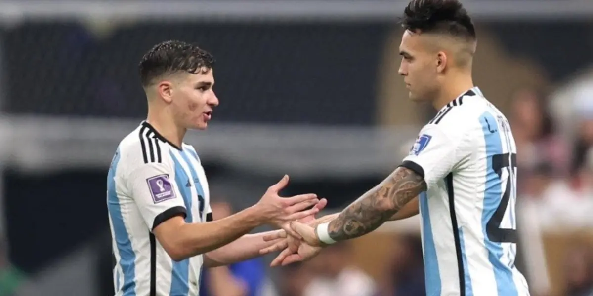 Julián Álvarez y Lautaro Martínez, piezas fijas para Lionel Scaloni en la Selección Argentina.