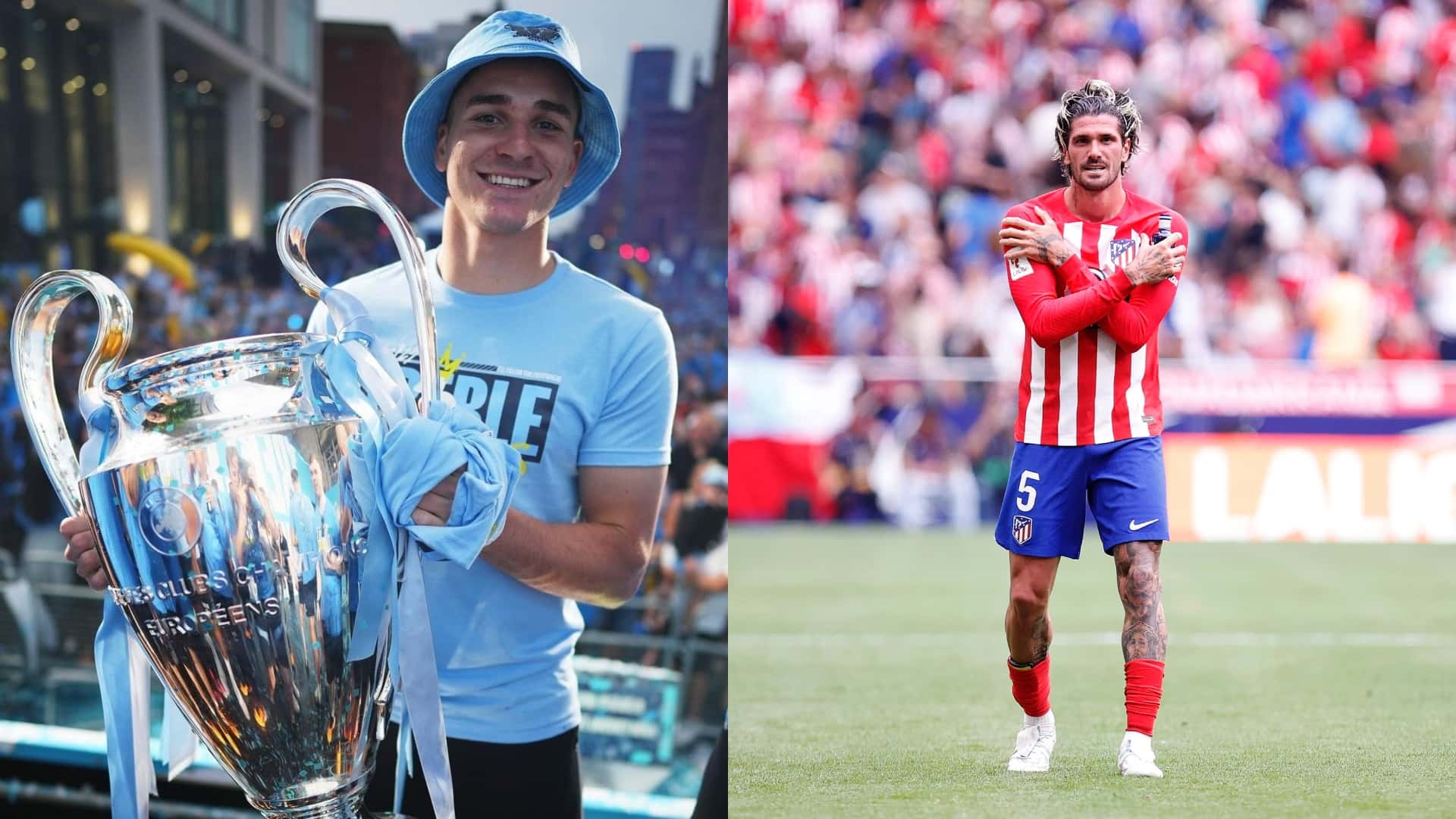 Julián Álvarez y Rodrigo De Paul