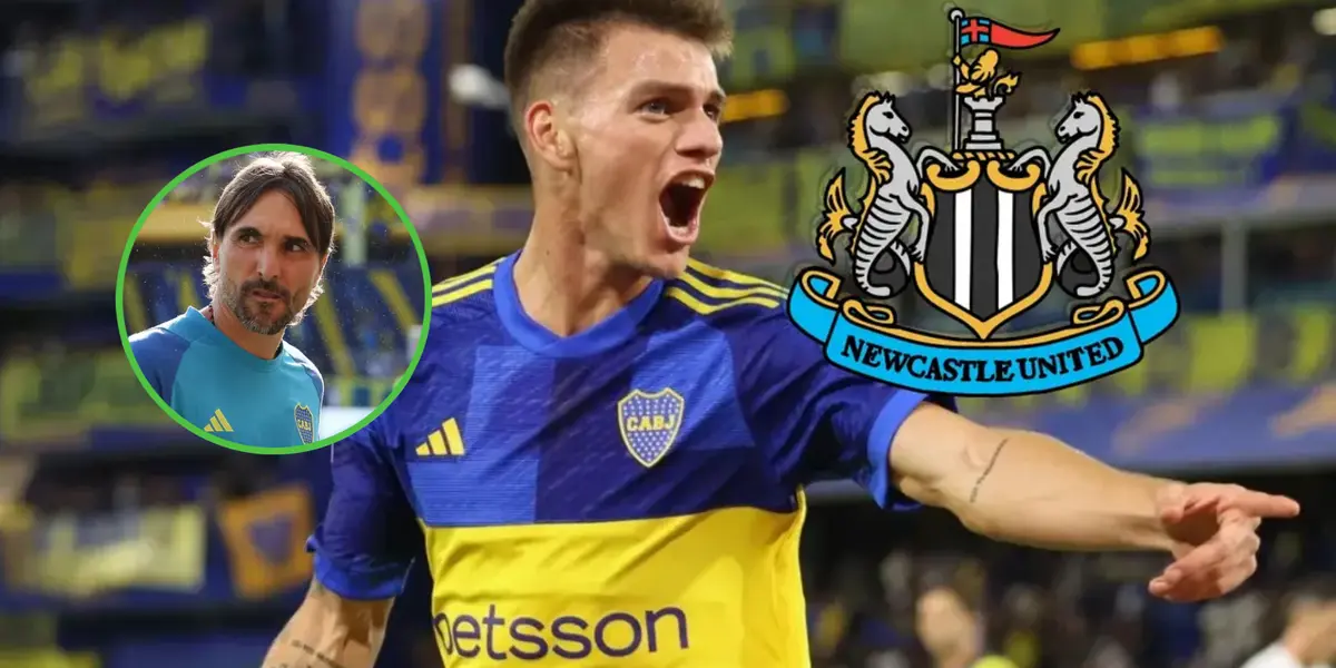 Kevin Zenón durante un partido de Boca Juniors.