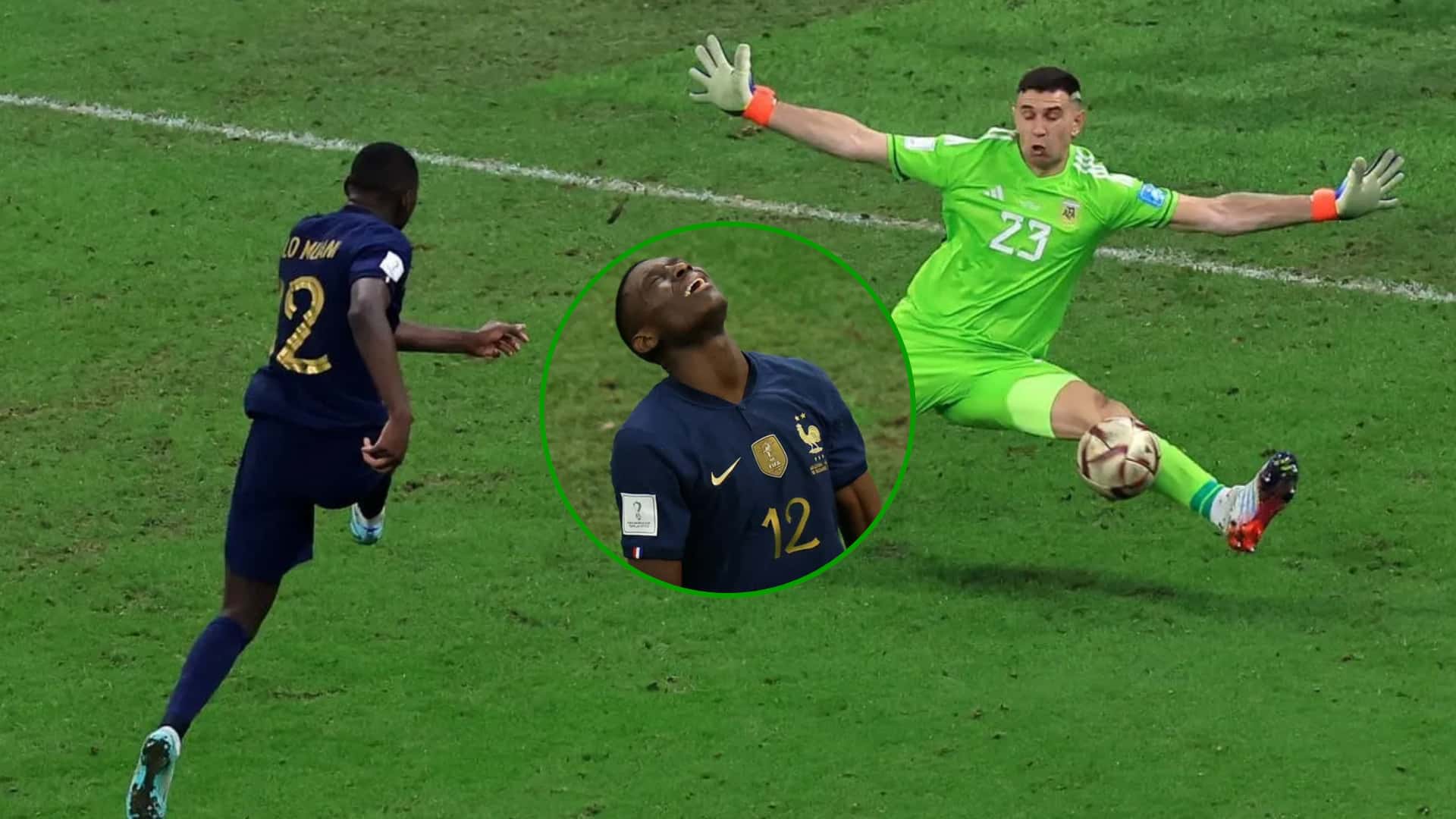 Kolo Muani volvió a atajar de su fallo en la final del Mundial