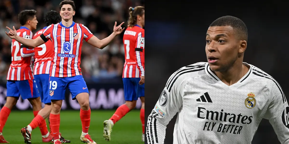 Kylian Mbappé y Julián Álvarez