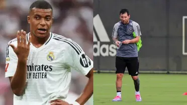 Kylian Mbappé y Lionel Messi