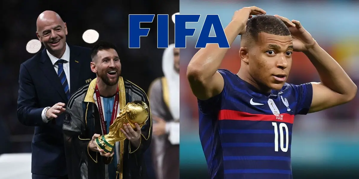 Tras desprestigiar a Sudamérica y Messi, la lección de la FIFA a Mbappé