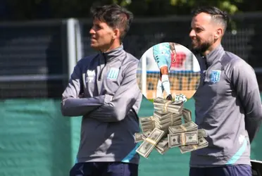 La Academia invirtió un buen dinero en un jugador que todavía no pudo demostrar un nivel de juego aceptable.