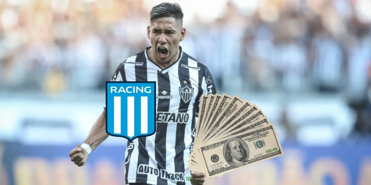 La Academia sigue manteniendo parte del pase del volante que ahora milita en Atlético Mineiro.