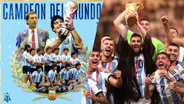 La albiceleste en la cima / X