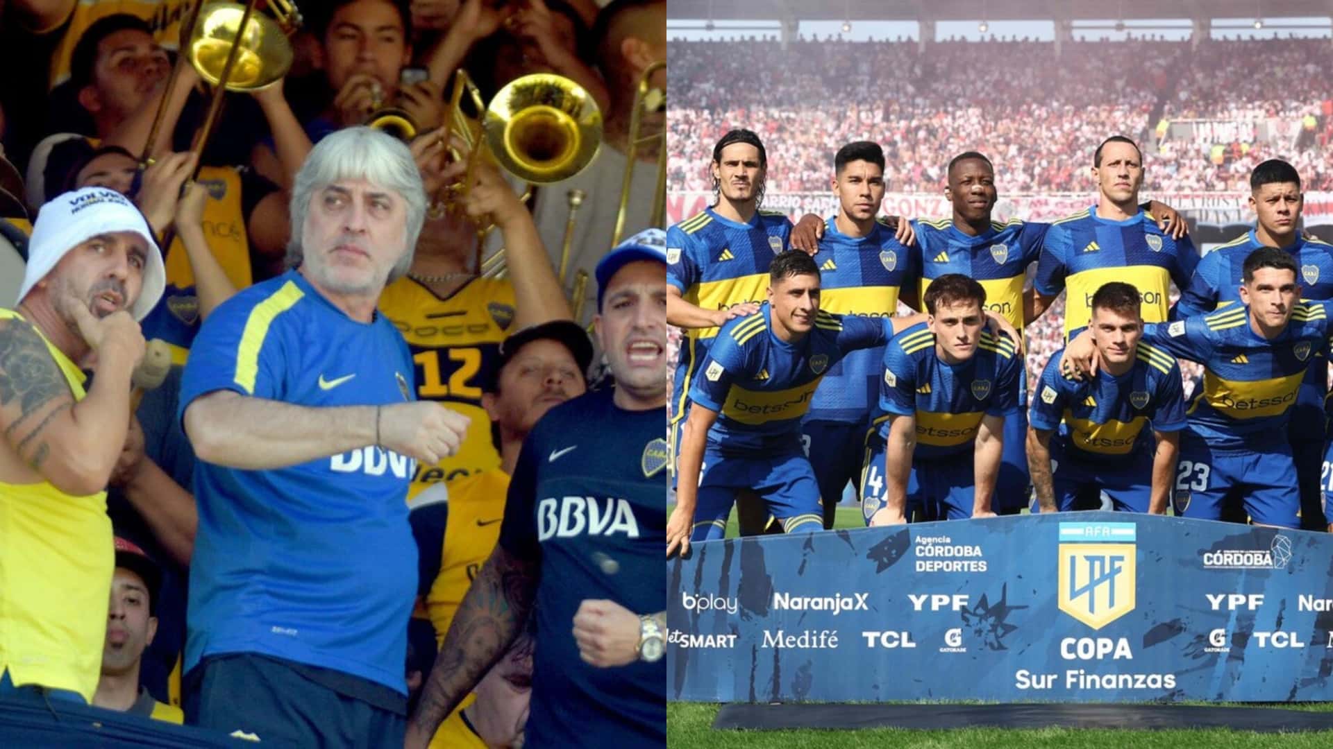 La barra contra el plantel de Boca