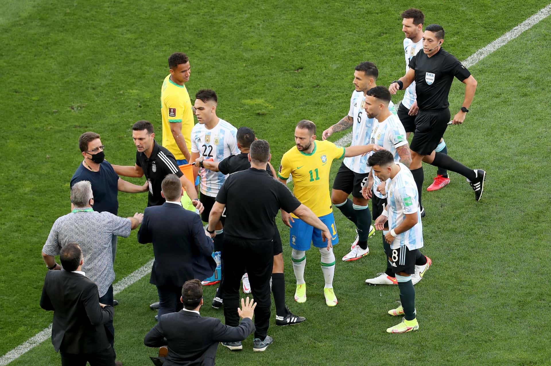 La Confederación Brasileña de Fútbol (CBF) se lamentó de los hechos y criticó el accionar de Anvisa.