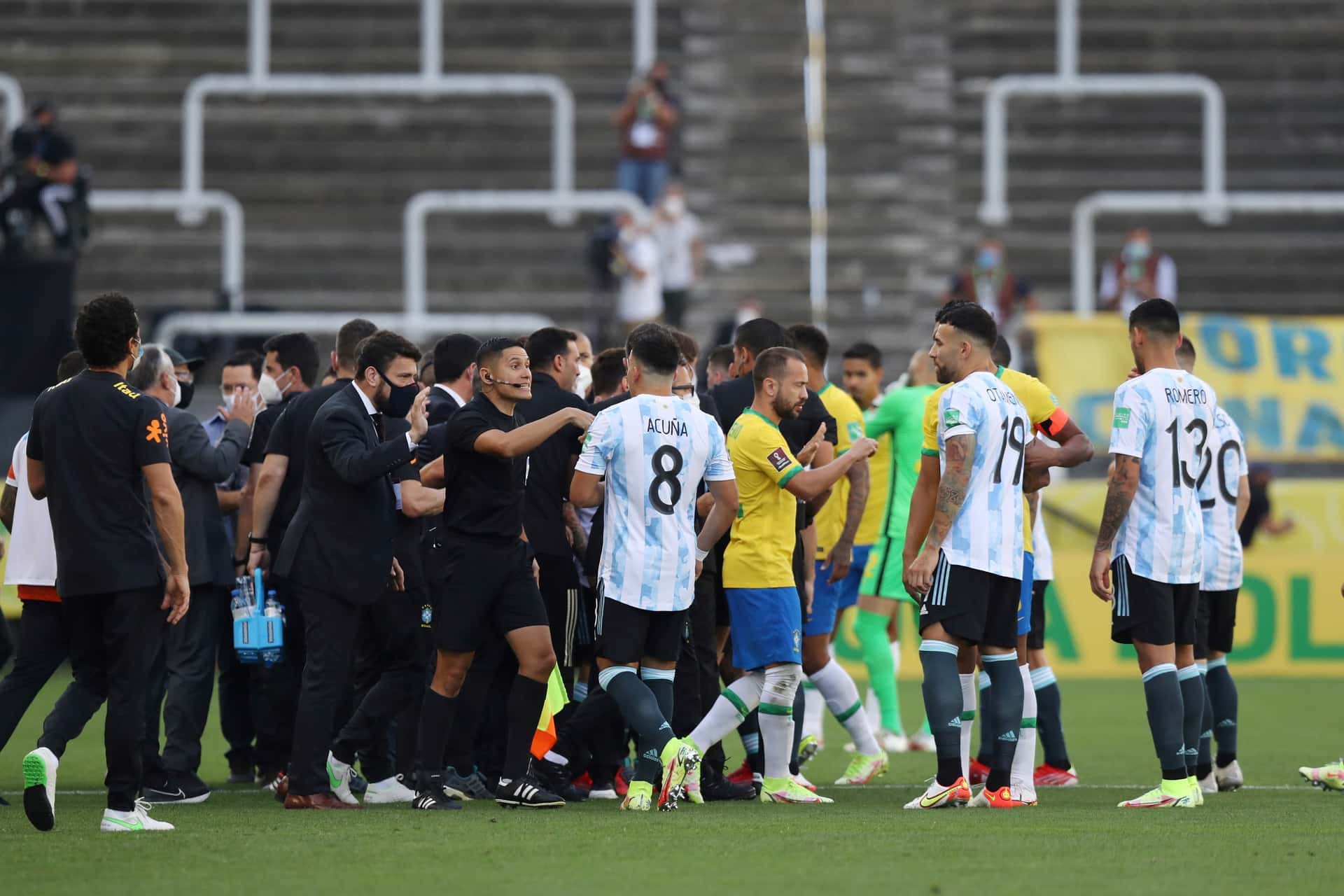 La Confederación Sudamericana de Fútbol emitió un comunicado tras el escándalo.