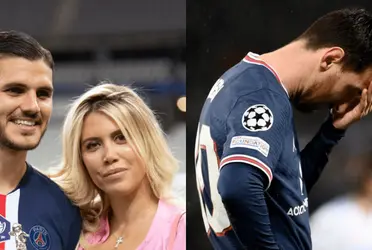 La esposa y representante del delantero envío un mensaje al cuadro parisino, en medio de su posible salida del club