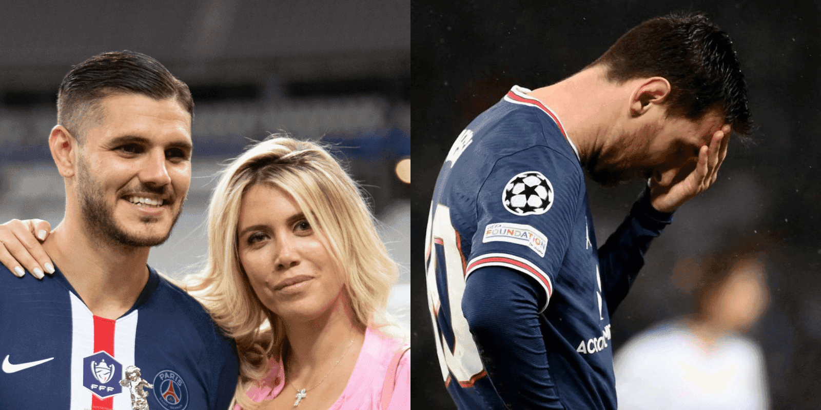 La esposa y representante del delantero envío un mensaje al cuadro parisino, en medio de su posible salida del club