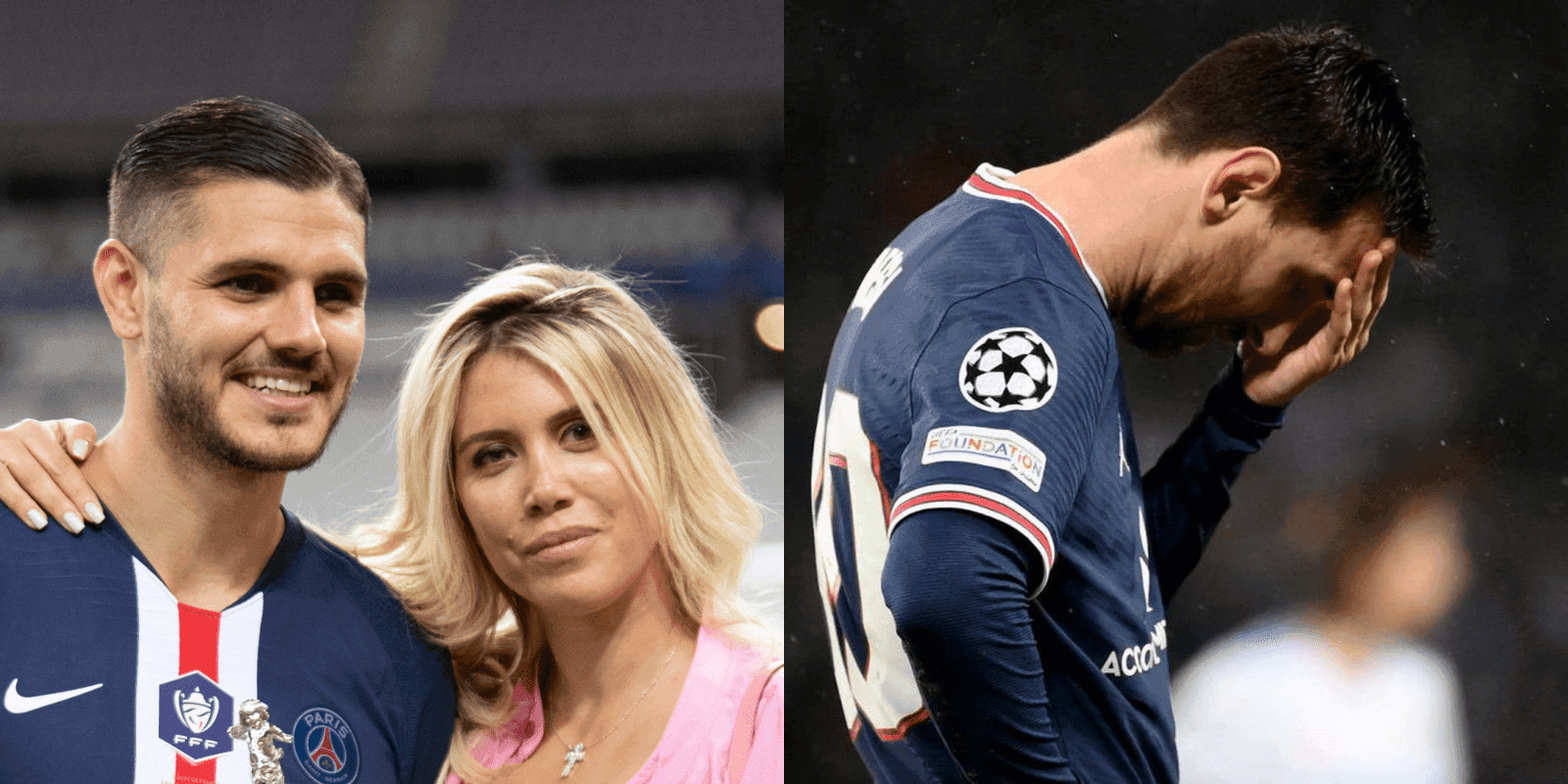 La esposa y representante del delantero envío un mensaje al cuadro parisino, en medio de su posible salida del club