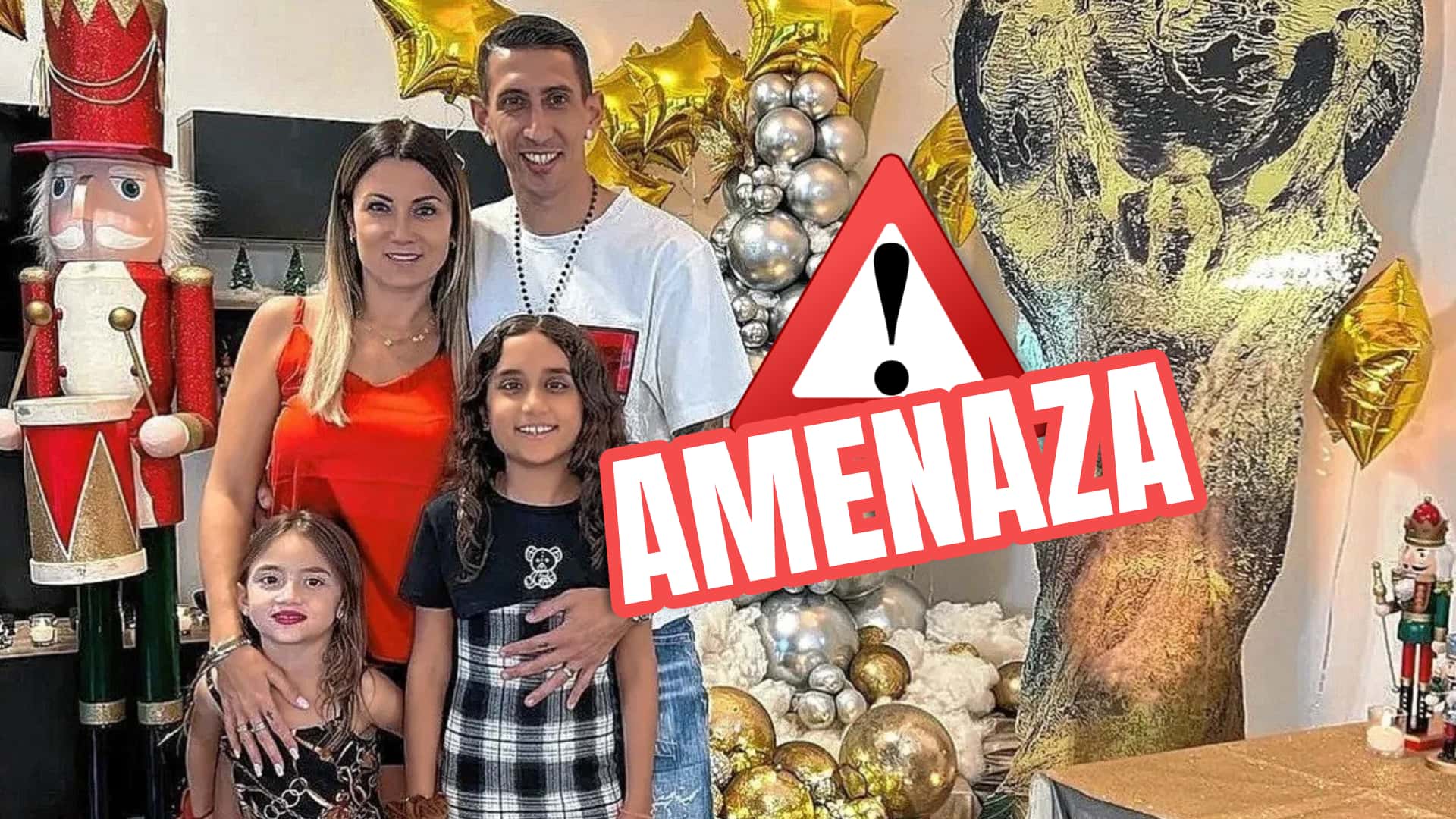 La familia de Di María recibió una fuerte amenaza de cara al regreso de Ángel