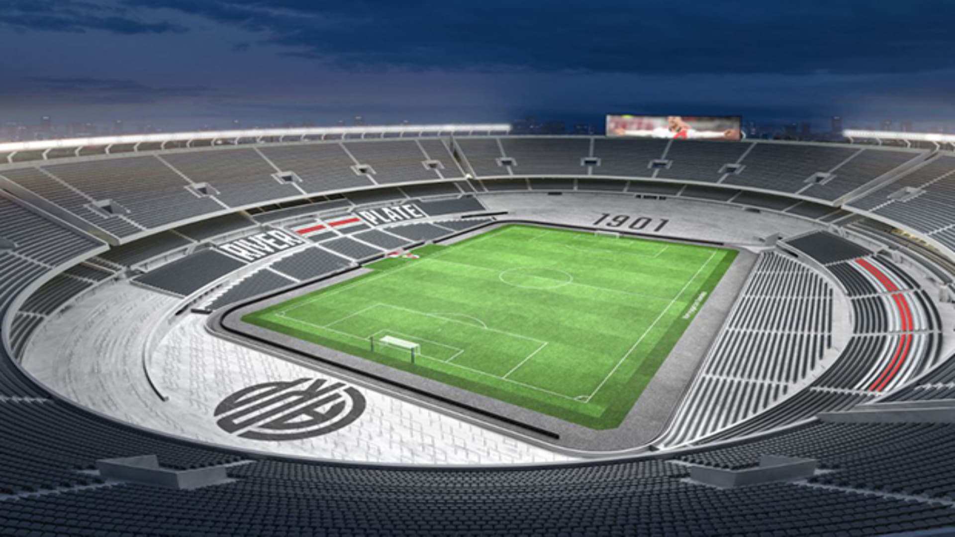 La gran capacidad que alcanzó el Monumental (Infobae)