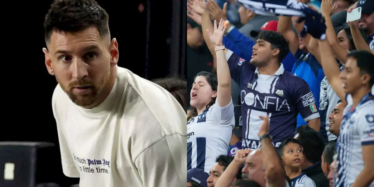 La hinchada de Monterrey cantó contra Messi tras su ausencia en Inter Miami