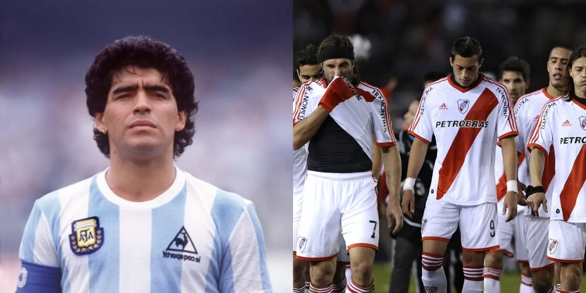 La increíble anécdota de cuando Diego Maradona llamó para felicitar al jugador que humilló para siempre a River Plate.