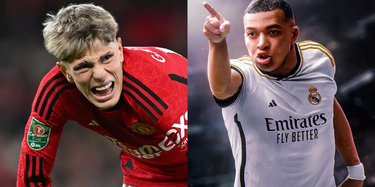 La llegada de Mbappé a Real Madrid afectaría a Garnacho