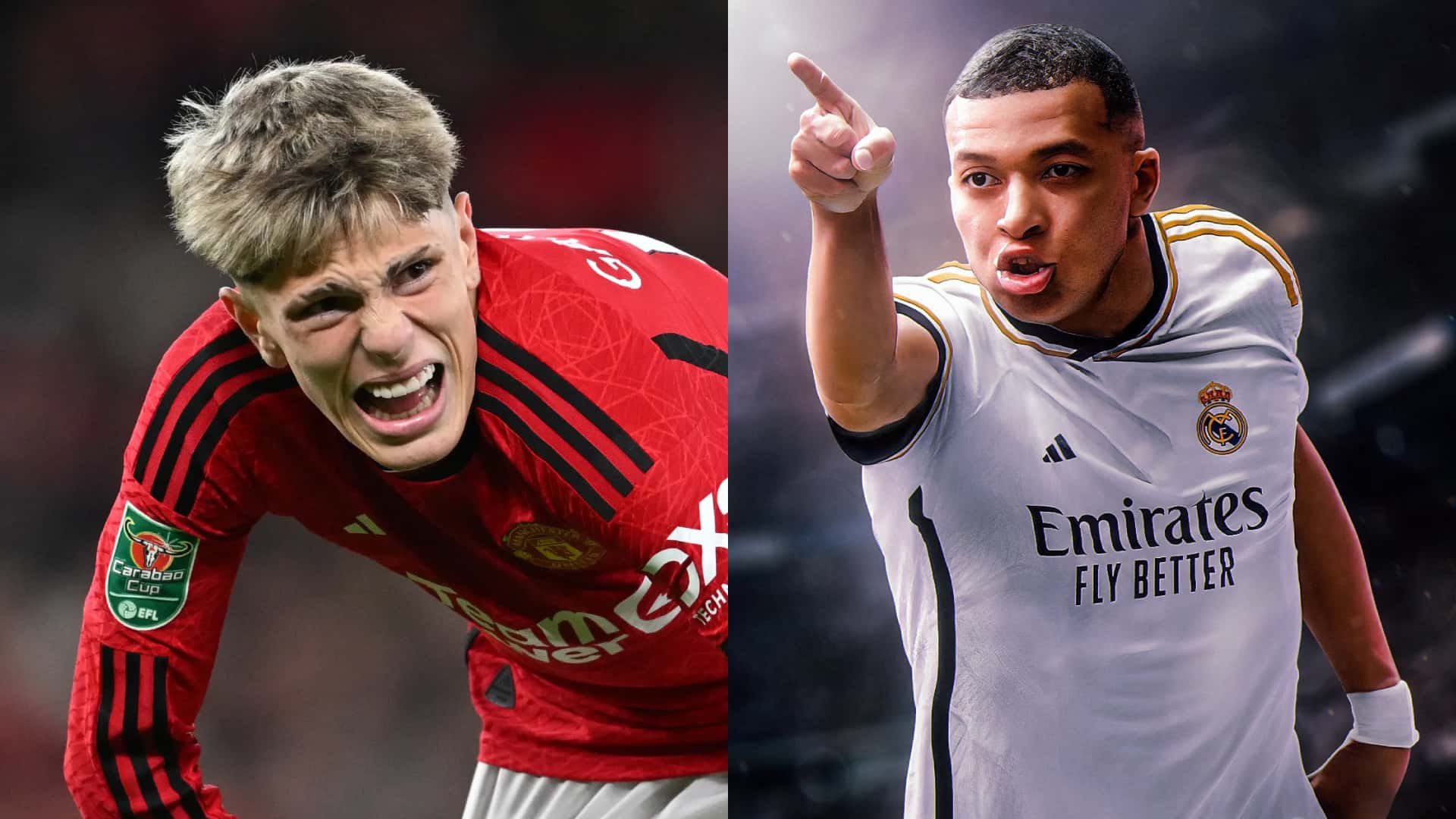 La llegada de Mbappé a Real Madrid afectaría a Garnacho