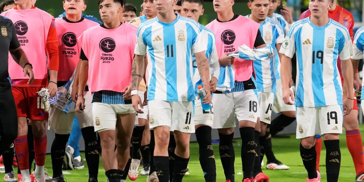 La mala noticia que recibió la selección sub 20 (Infobae)