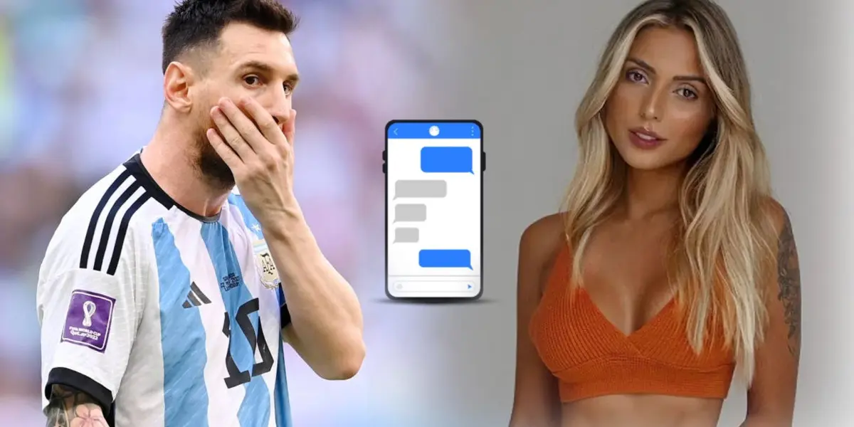 La modelo Fernanda Campos publicó un chat con la Pulga y llamó la atención de propios y extraños.