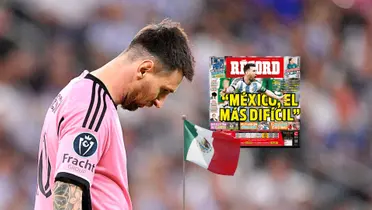 La prensa mexicana tuvo una irrespetuosa a la caída de Messi