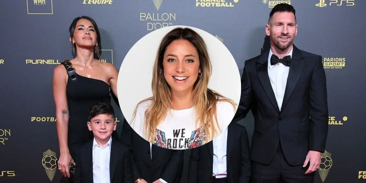 La primera dama acompañó, lógicamente, al astro en la gala parisina y se cruzó con la periodista de ESPN.