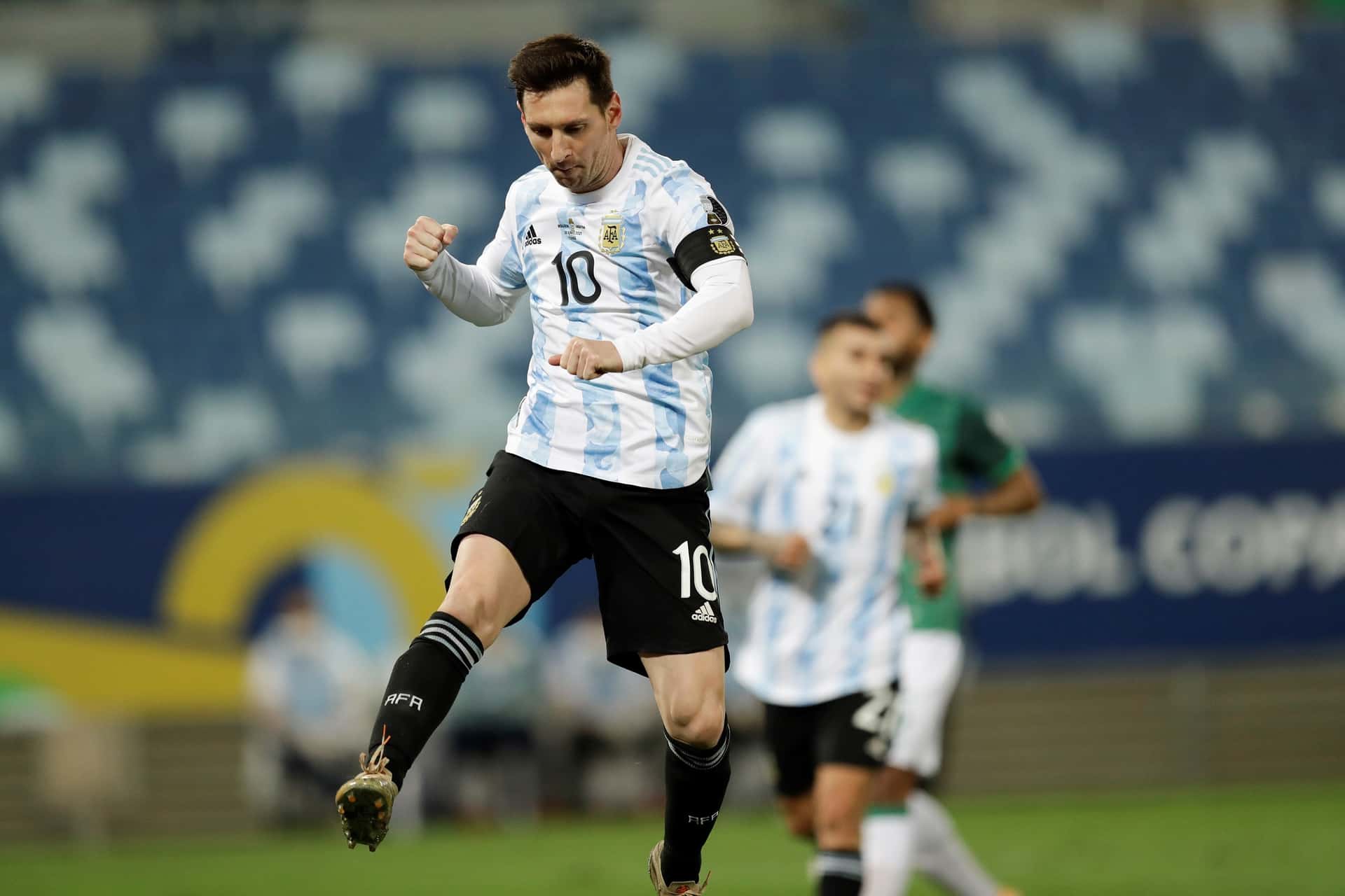 La Pulga convirtió un doblete en la victoria por 4-1 ante Bolivia en la última fecha de la fase de grupos de la Copa América.