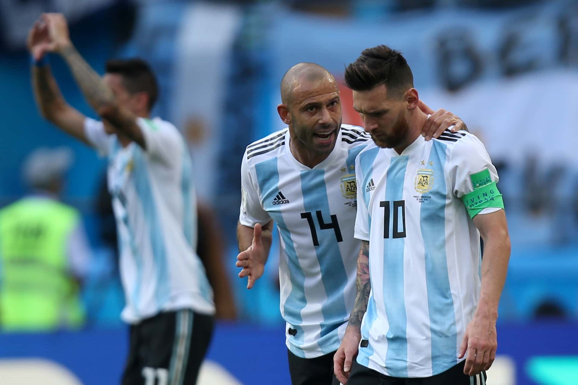 La Pulga igualó a su ex compañero como el futbolista con más presencias en la Albiceleste.