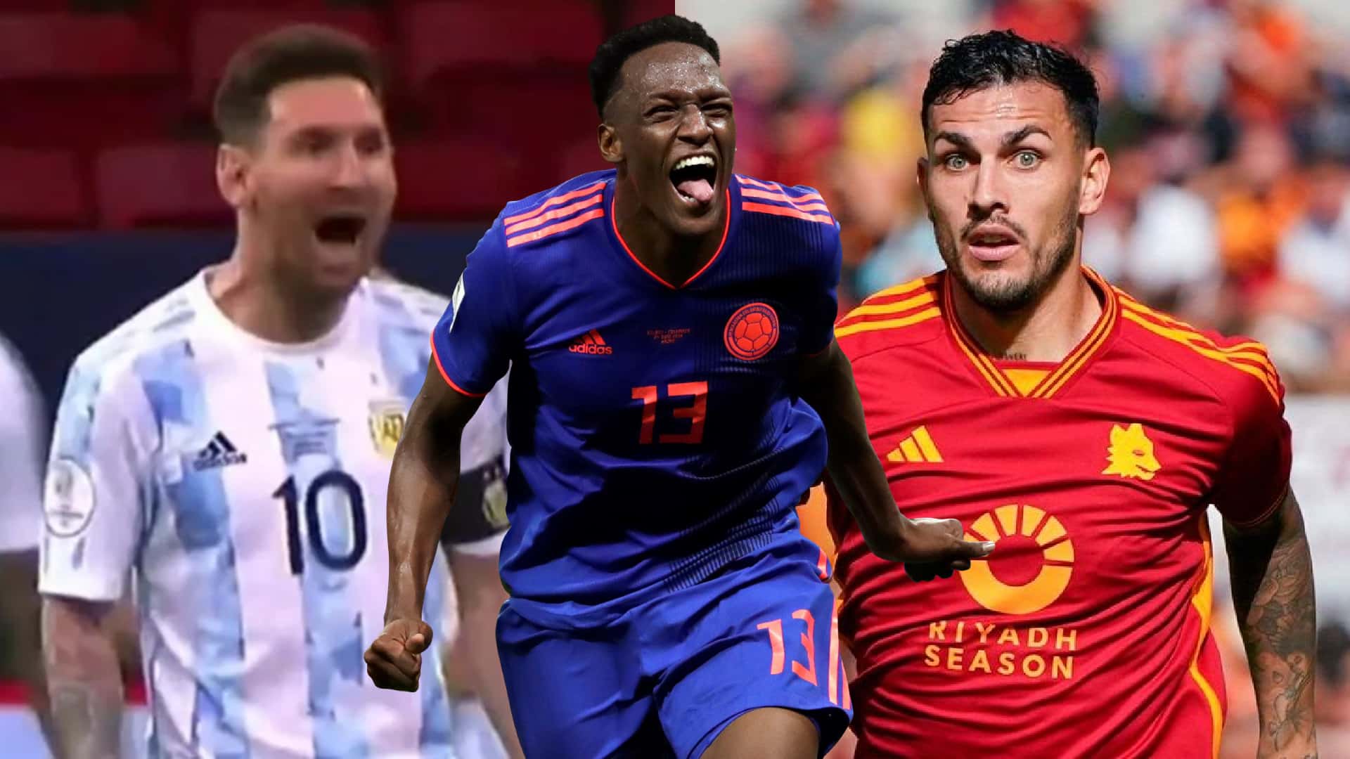 La Roma recibió a Cagliari y Leandro se cruzó con el zaguero colombiano.