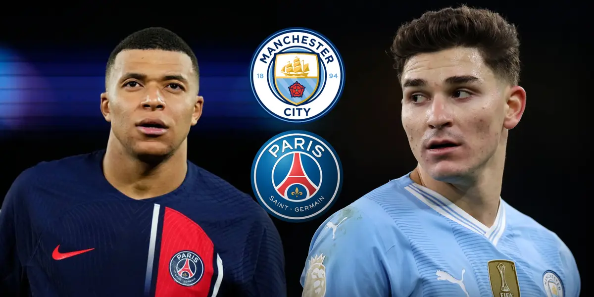La salida de Mbappé del PSG perjudicaría a Julián Álvarez
