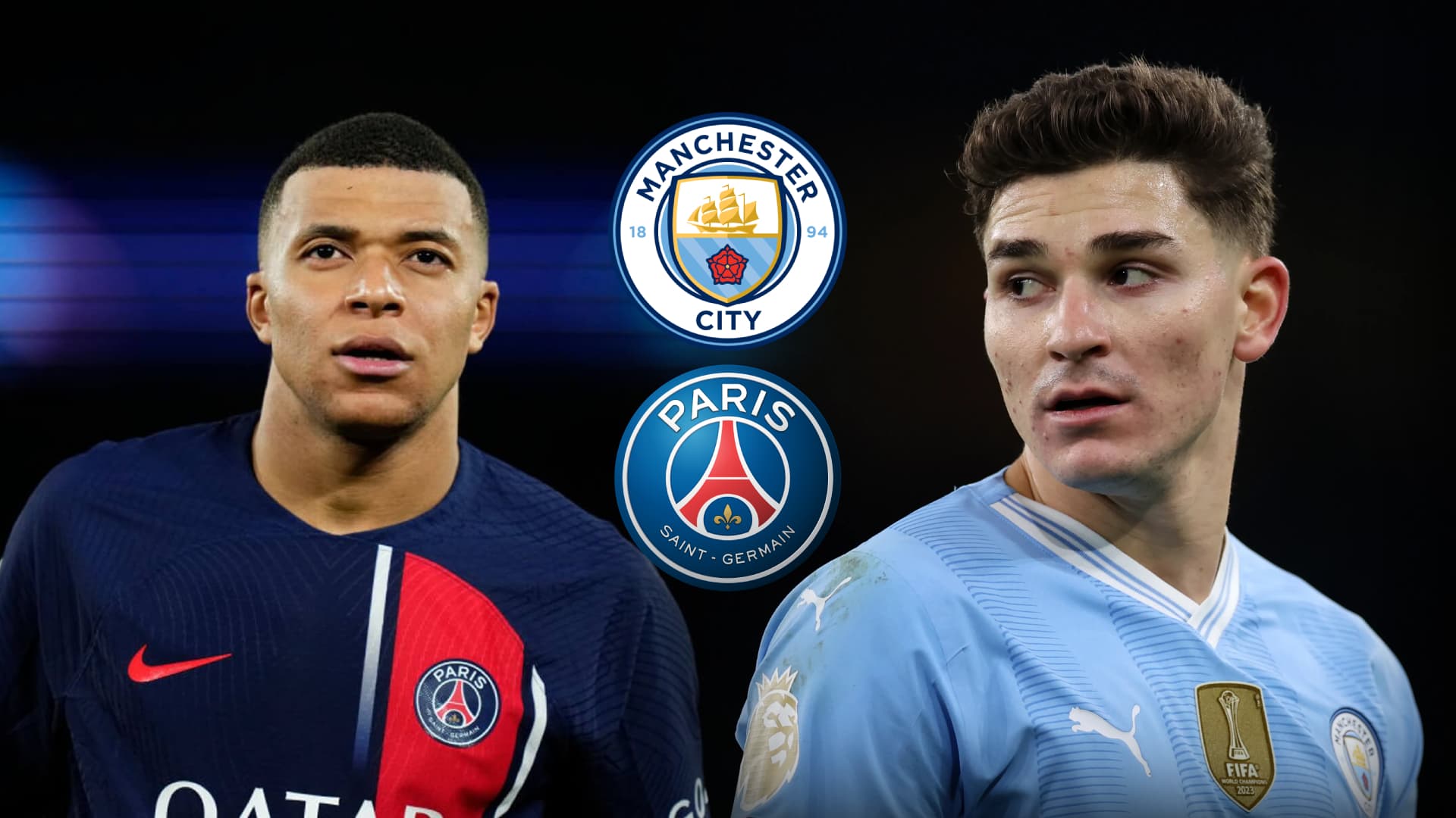 La salida de Mbappé del PSG perjudicaría a Julián Álvarez
