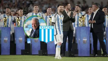 La Selección Argentina festejando el Mundial en el Monumental