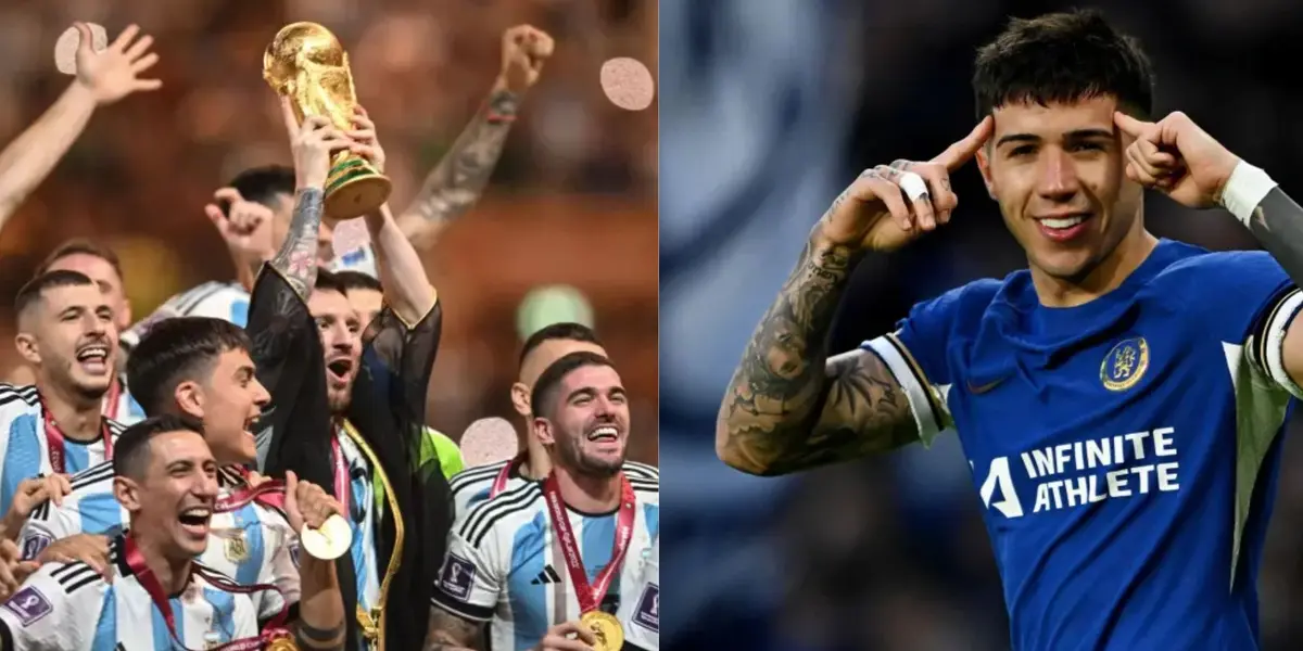 La selección argentina y Enzo Fernández.