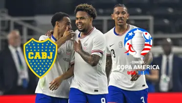 La Selección de Estados Unidos celebra un gol